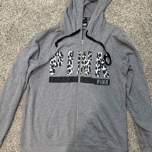 PINK Victoria's Secret Heather Gray Hoodie